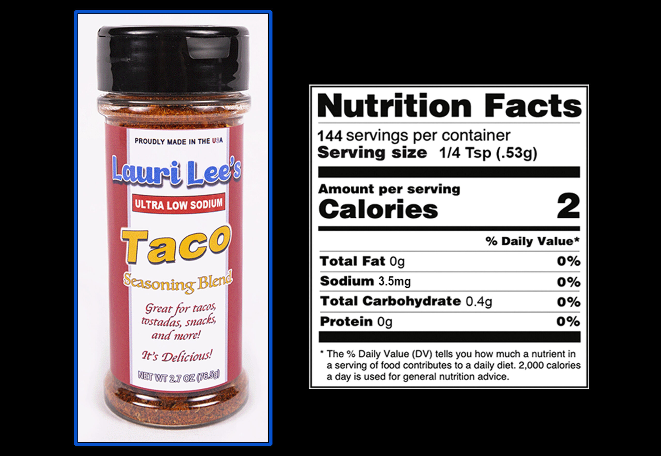 Lauri Lee's Ultra Low Sodium Taco Seasoning – Lauri Lee's