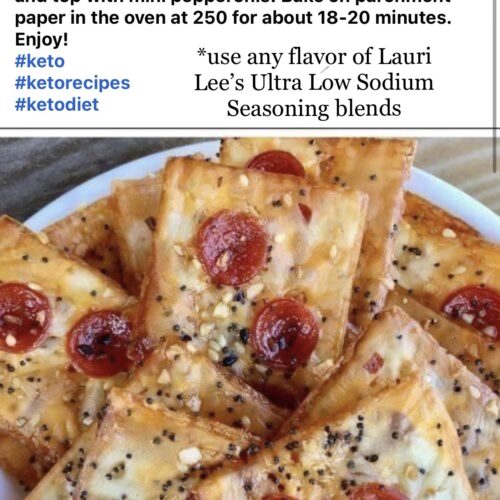 Keto Cheese Bites Seasoned With Lauri Lees Ultra Low Sodium Seasoning