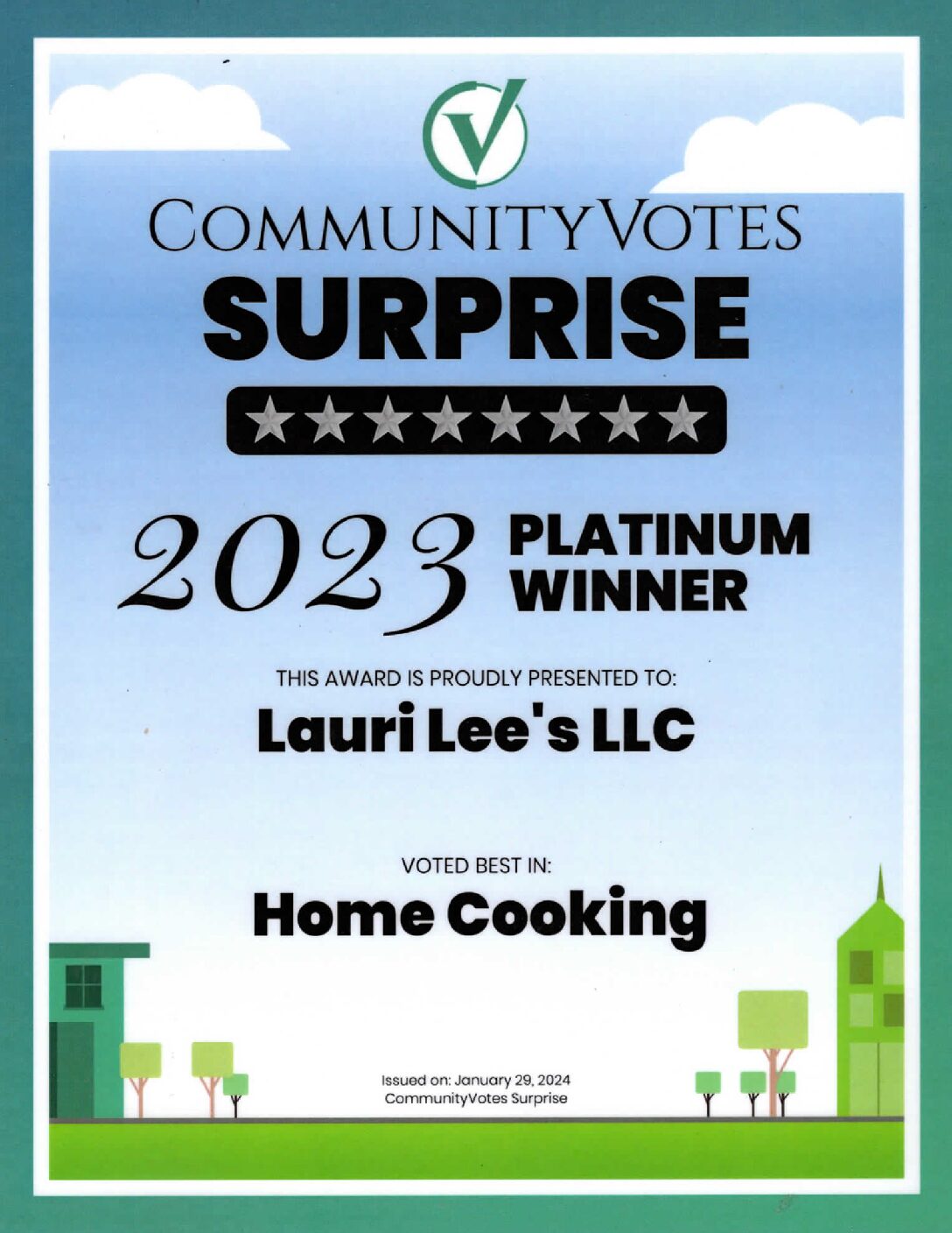 Community Votes Surprise 