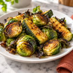 Air Fried Zucchini & Brussel Sprouts