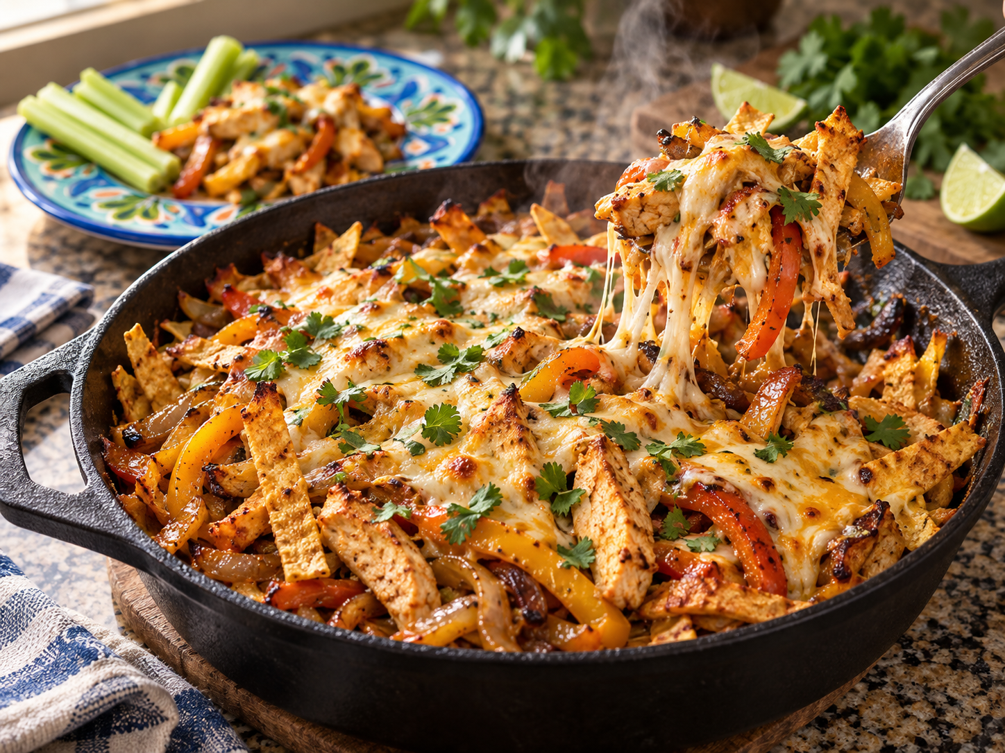 Chicken Fajita Casserole